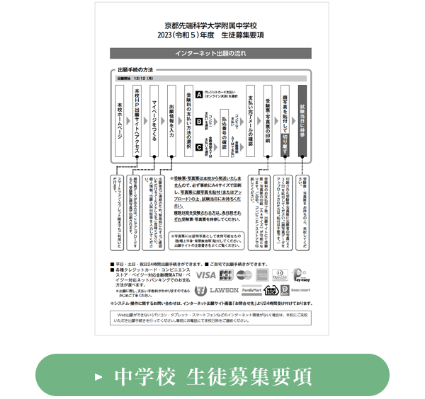 中学校 生徒募集要項